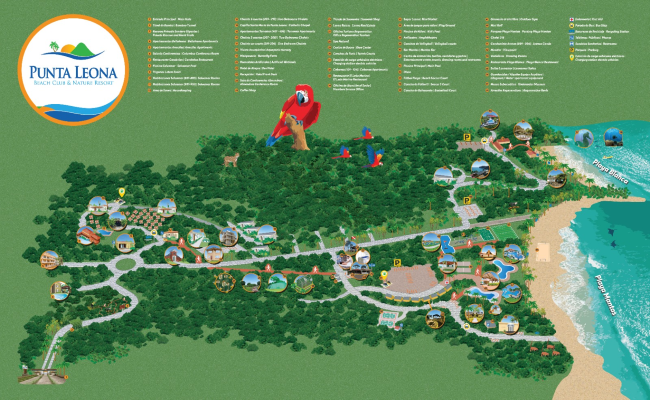 Mapa del Resort